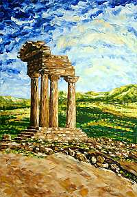 Valle dei Templi (Agrigento) - Tempio di Castore e Polluce (V sec. A.C.)