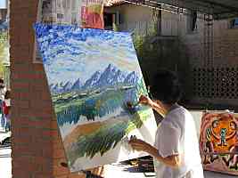 Fase di realizzazione dell'opera